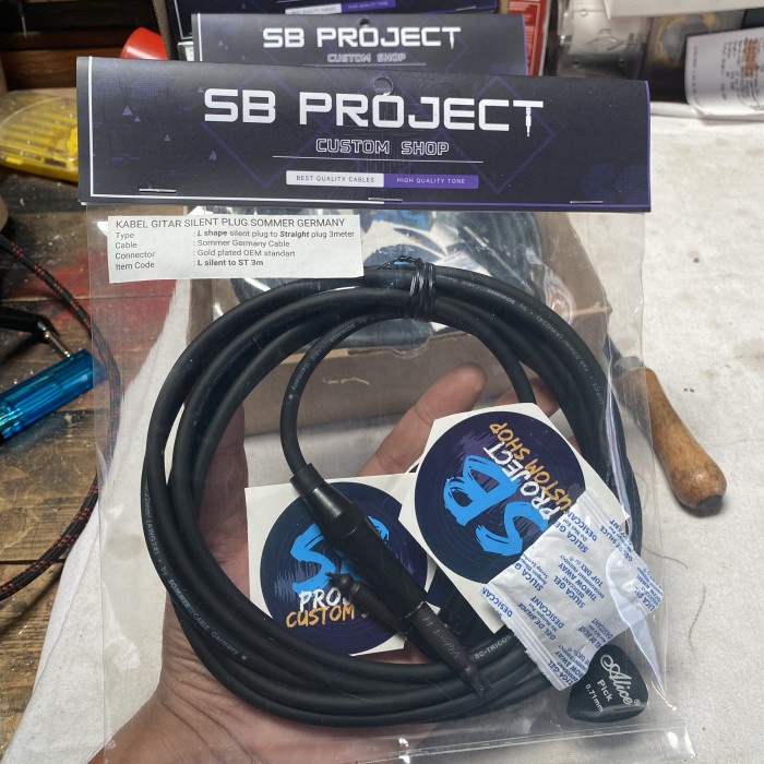 Jual Jack Kabel Jack Gitar Silent Plug Sb Project Meter Shopee Indonesia