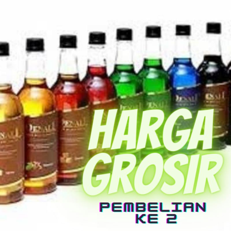 

denali sirup 750ml - varian rasa