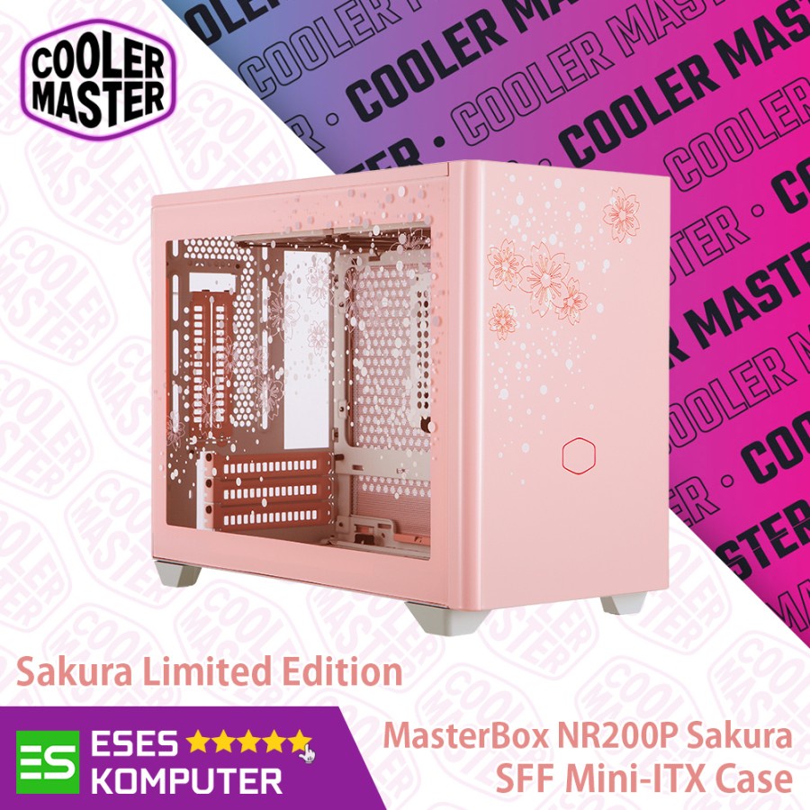 Case Cooler Master MasterBox NR200P Sakura Edition | SFF Mini ITX Case