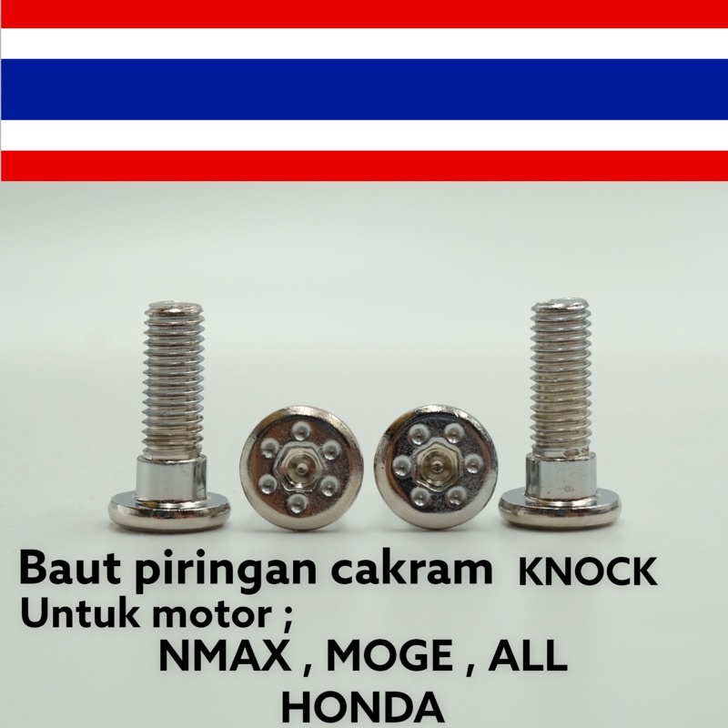 baut piringan cakram HONDA knock dan motor MOGE NMAX