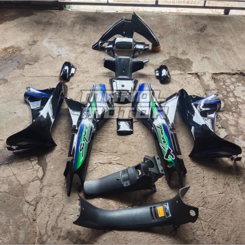 Fullset body Supra x110 lama dek body Supra x lama kasar dan halus komplit thun2002