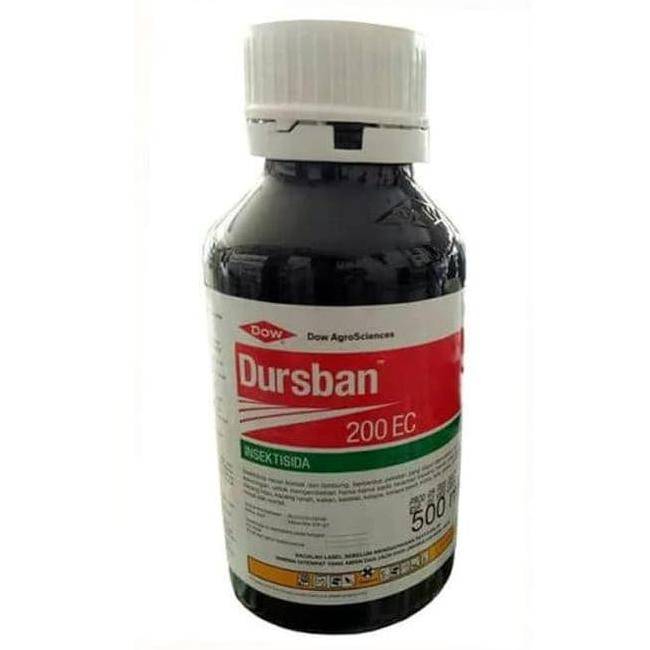 Jual Obat Hama Tanaman Dursban Ml Basmi Kutu Putih Ulat Daun