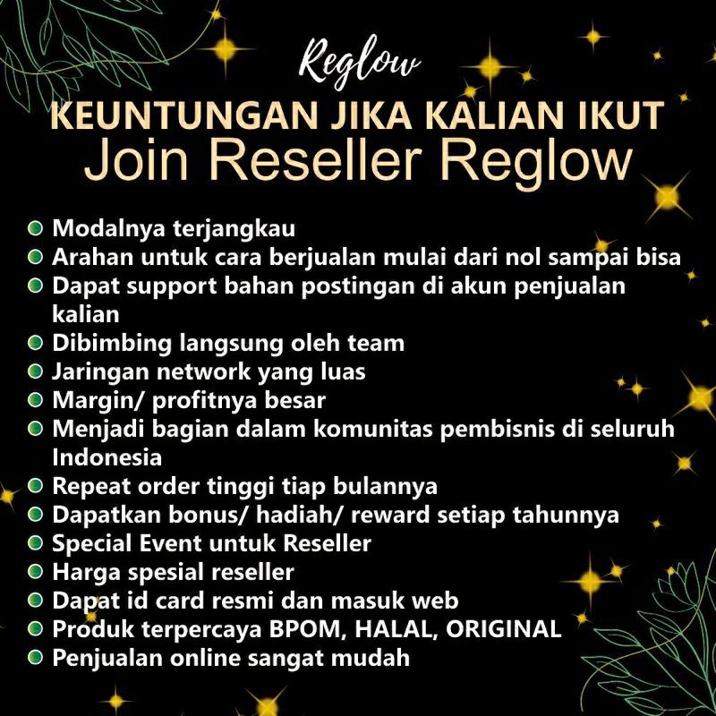 Join Reseller & Dropshiper REGLOW