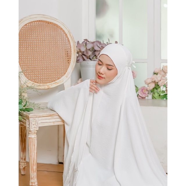 Mukena Alesa | Mukena Crinkle by Daff Hijab