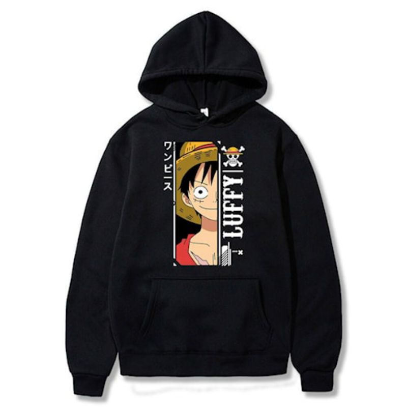 Hoodie Luffy Topi Jerami