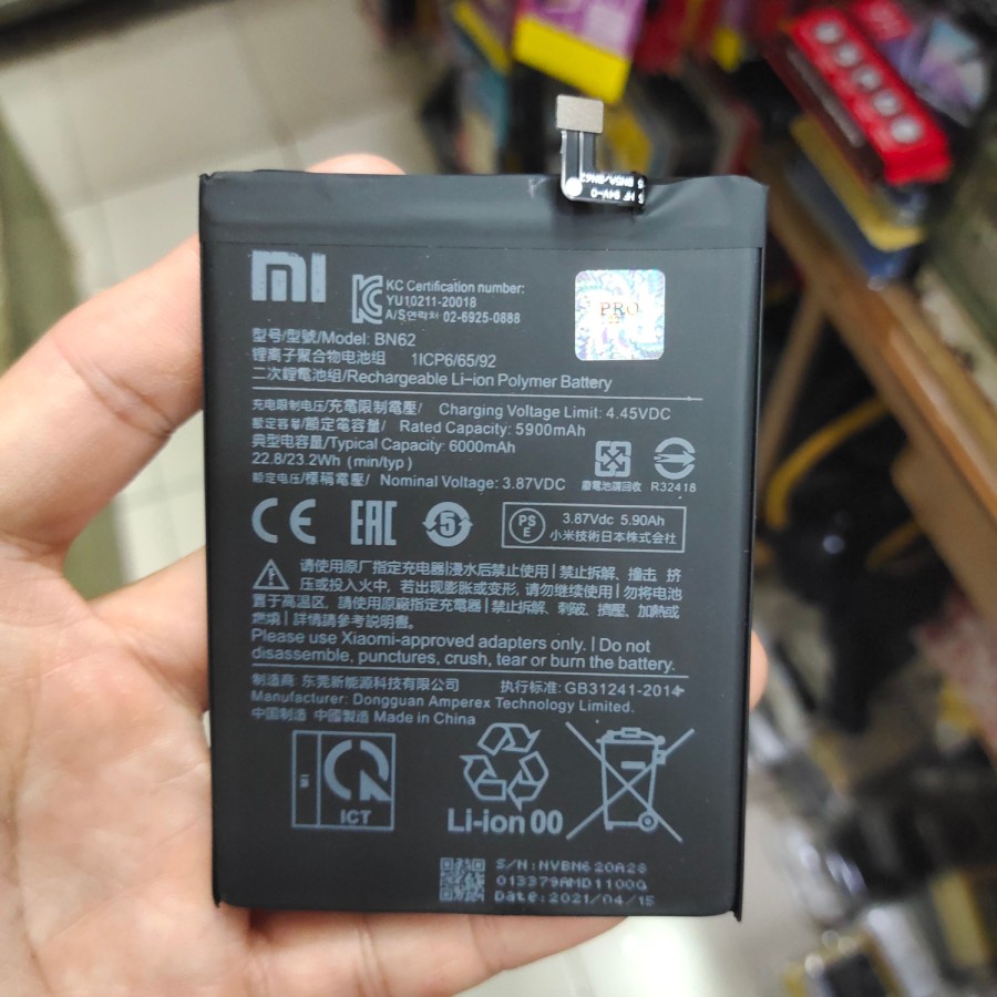 XIAOMI MI4I / REDMI 4i / MI 4i / BM33 , XIAOMI MI 6 / BM39 , XIAOMI REDMI 3 / 3S / 3 PRO / 3X / REDMI 4X / BM47 , XIAOMI POCO M3 / BN62 baterai battery batt batle mantap murah meriah