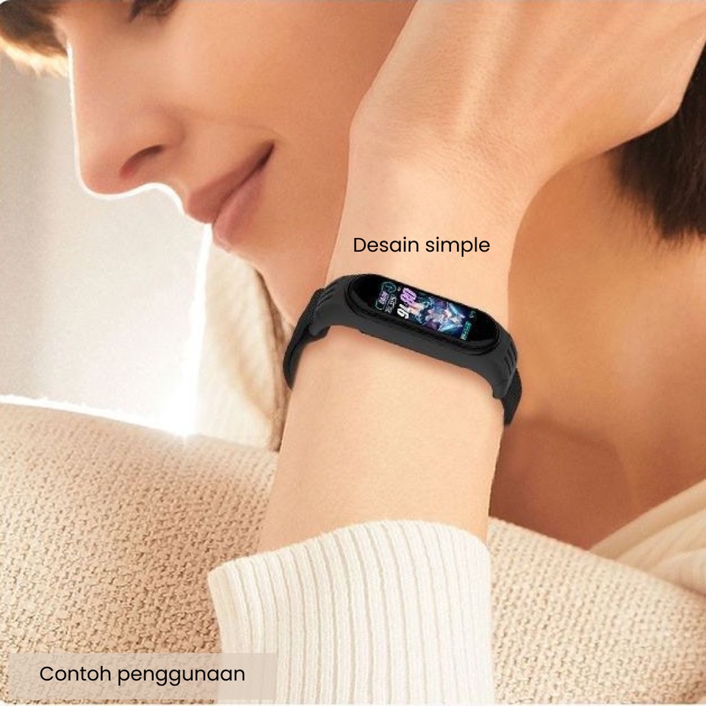Strap Nylon Xiaomi Mi Band 7 6 5 4 3 Sport Loop with Buckle for Women and Men Soft Breathable Bracelet