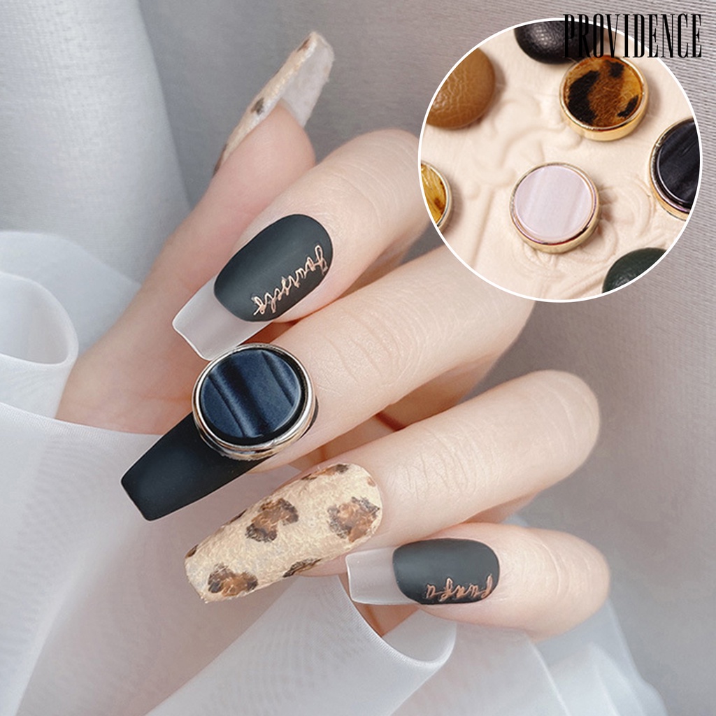 Providence 1 Set Kancing Nail Art DIY Tiga Dimensi Anti Jatuh Untuk Salon / Manicure
