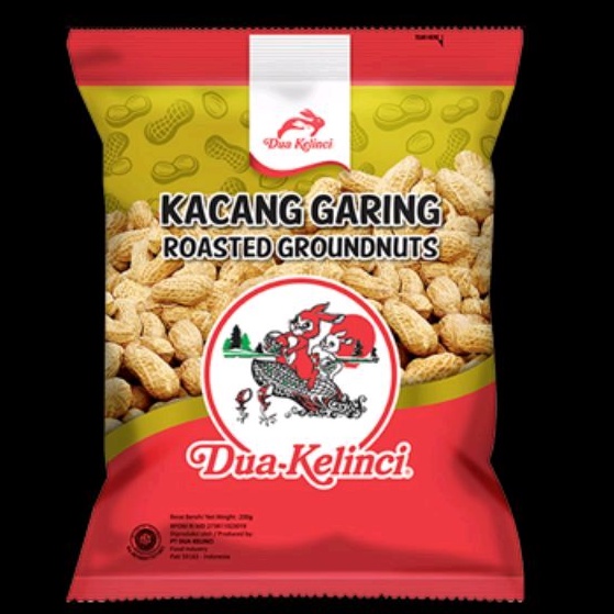 

kacang garing Dua kelinci 370 gram