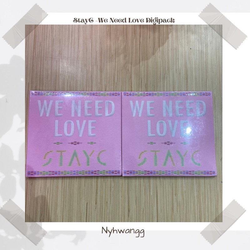 STAYC - WE NEED LOVE DIGIPACK [Ready stock]