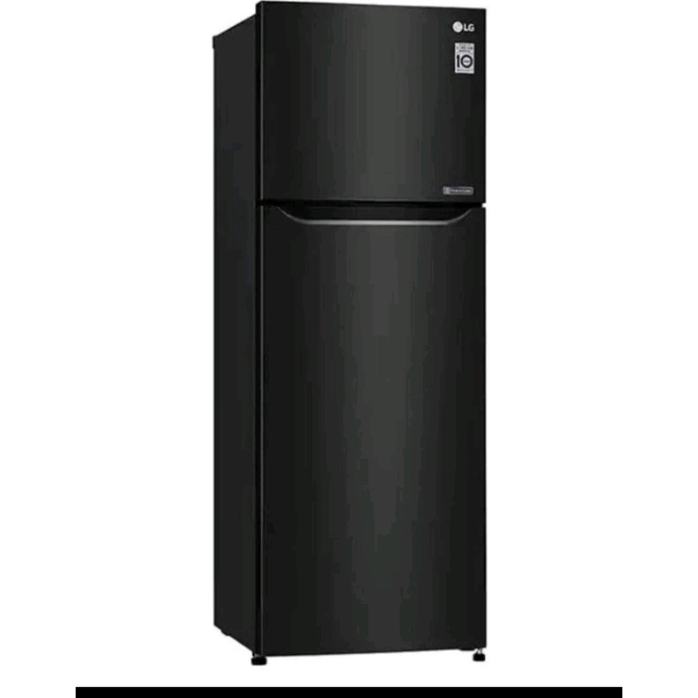 KULKAS LG SXCB SERIES 2 PINTU WARNA HITAM TYPE GNG 372 SXCB