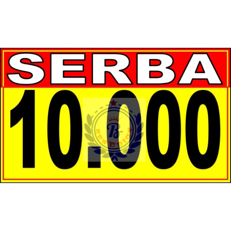 

Karton Harga SERBA 10.000