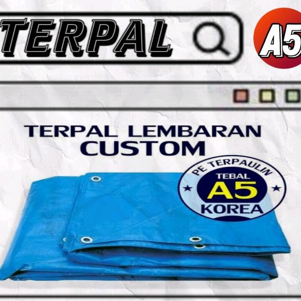 

TERPAL PLASTIC A5 KOREA ANTI AIR ANTI REMBES