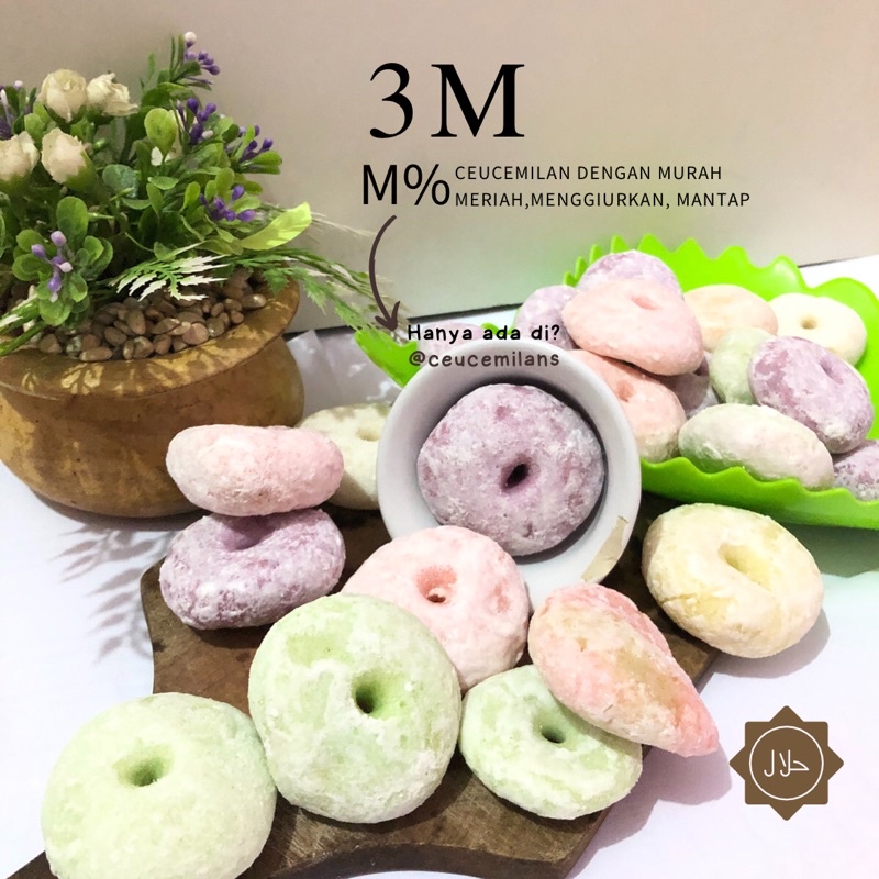 

Donat kering/DORING dan Donat bunga 900g Murah Meriah homemade by TGS 888