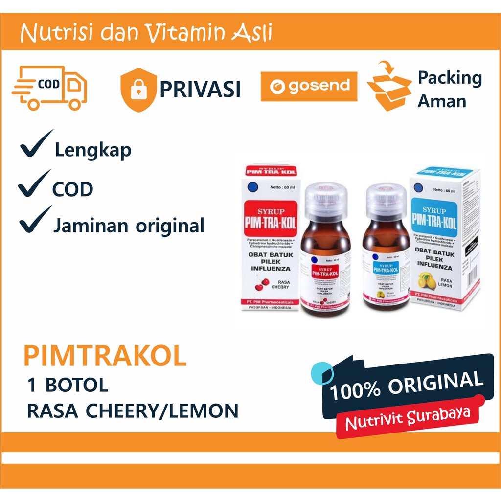 Pimtrakol SIRUP Obat Batuk Pilek Anak