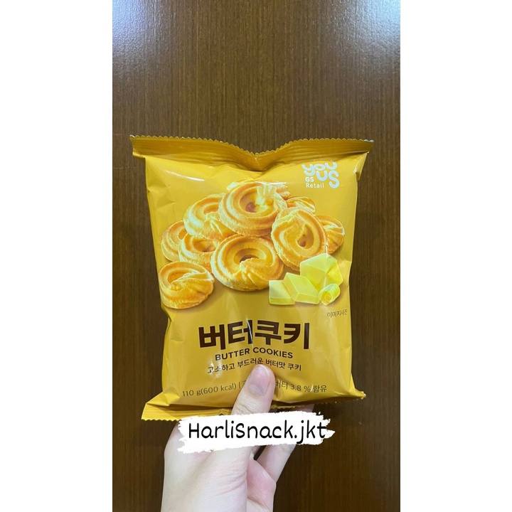 

YOUUS BUTTER BISCUIT COOKIE / COOKIES MENTEGA / KUKIS BISCUITS KOREA