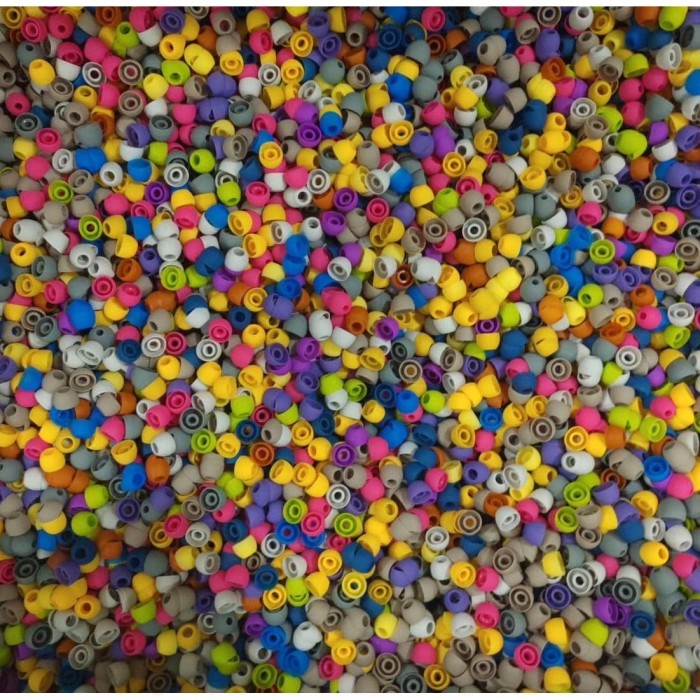 Original Cresyn Eartips Color Ear Pieces Karet Earphone HISA (isi 5pcs)