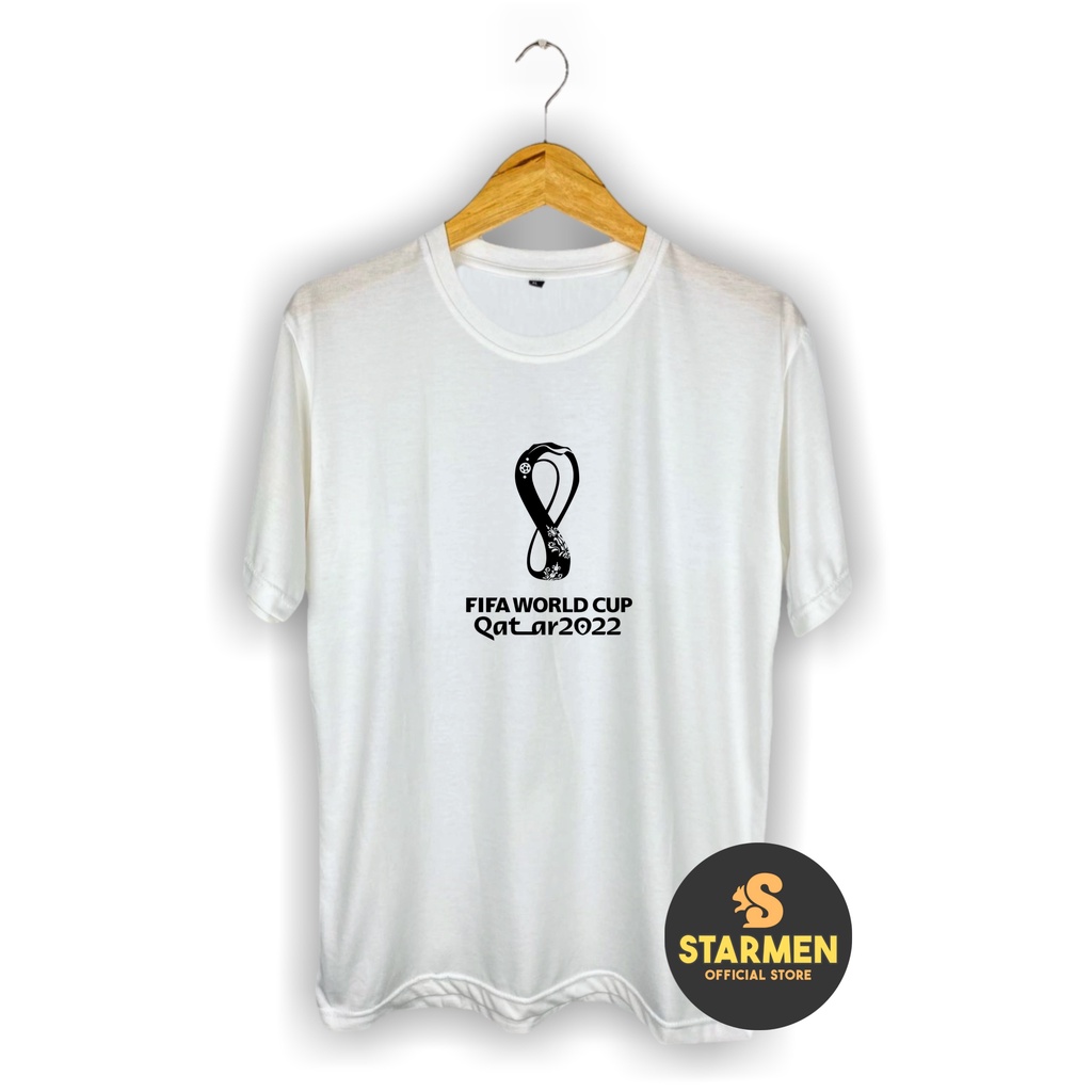 Kaos Distro Pria T-Shirt Motif Kata Kata FIFA WORLD CUP QTAR 2022 MID