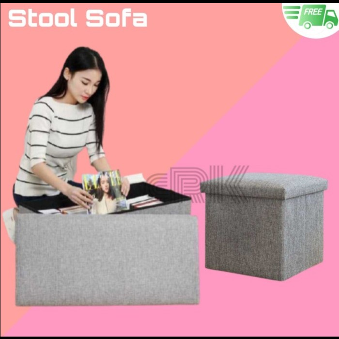 Storage Storage Box Stool Kotak Penyimpanan Serbaguna