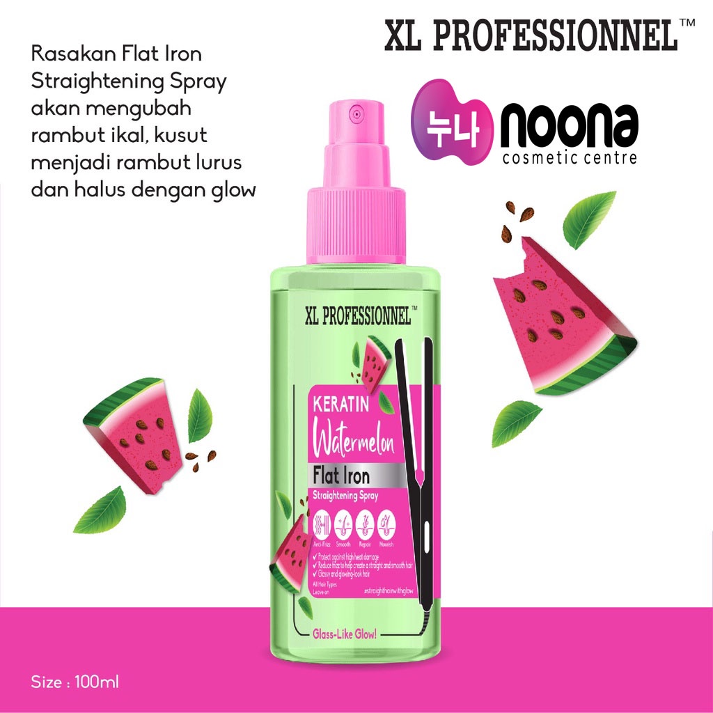 XL PROFESSIONNEL KERATIN WATERMELON FLAT IRON -100ML