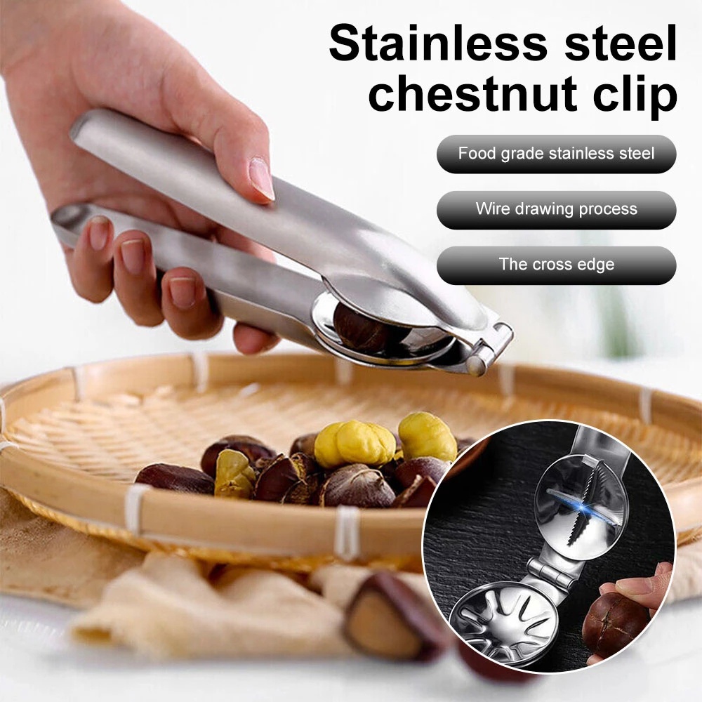 Tang Pemotong Kacang Chestnut Bahan Stainless Steel