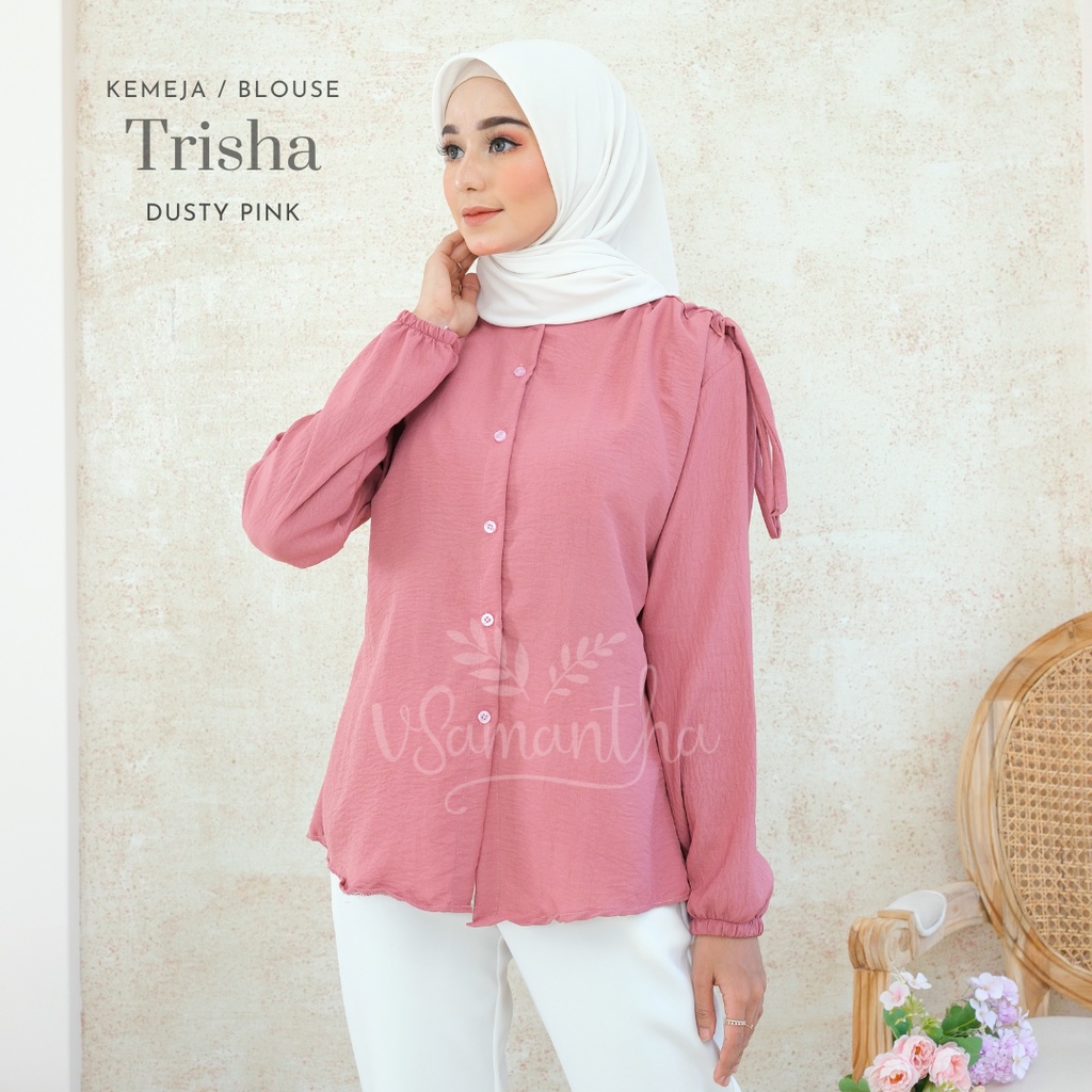 Blouse / Atasan Wanita / Kemeja Crinkle Airflow Trisha