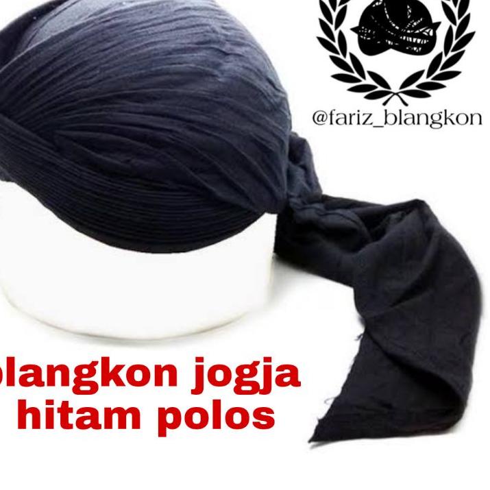PENJUALAN TERBANYAK Blangkon jogja lipat hitam polos / blangkon jawa / blangkon solo / blangkon suna