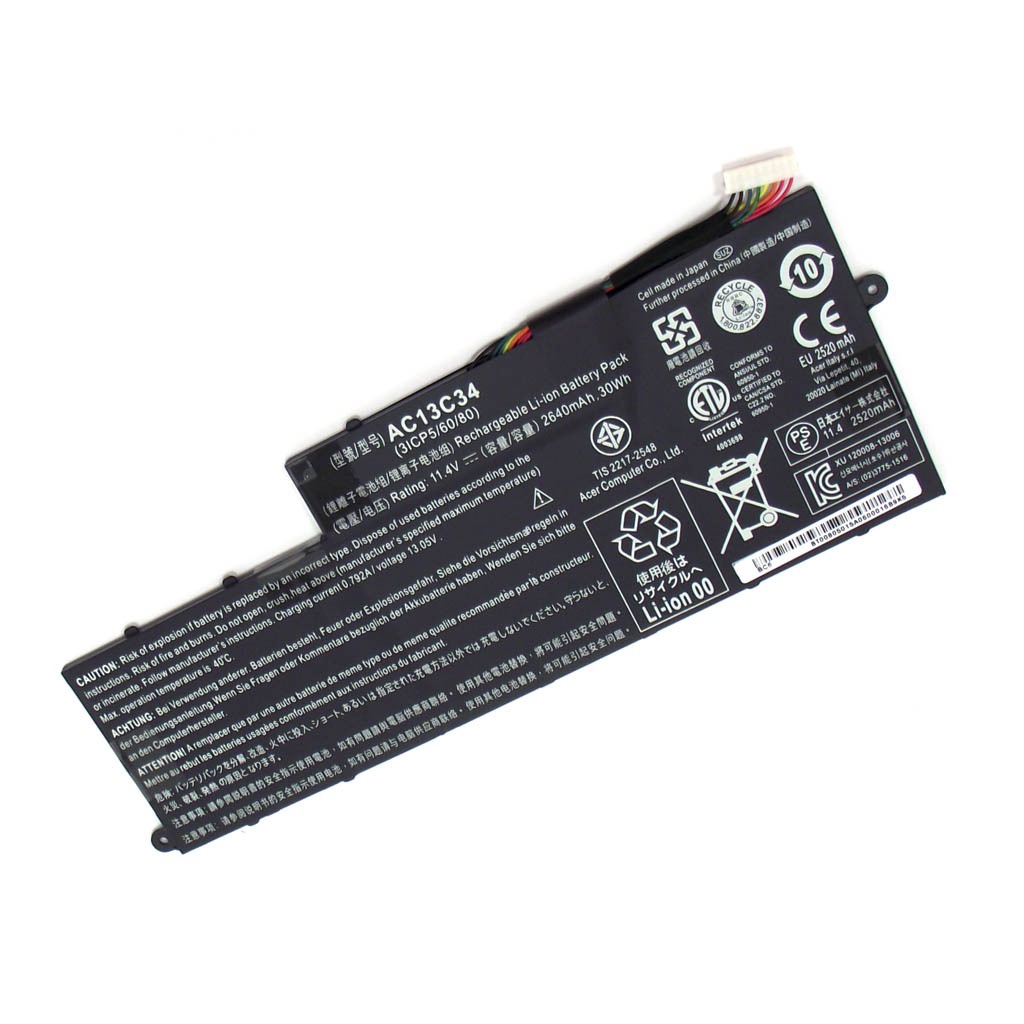 Batere Battery Laptop Acer Aspire E3 E3-111 V5-122P V5-122 V5-132 AC13C34 Original