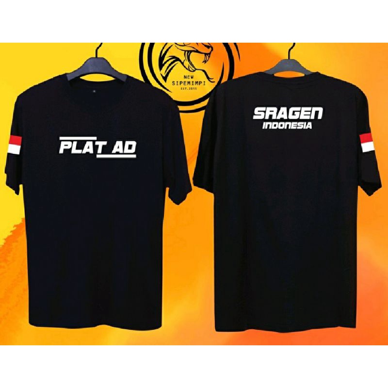 KAOS PLAT AD SRAGEN INDONESIA // KAOS SRAGEN