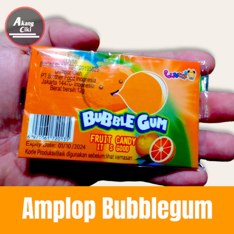 

PERMEN KARET AMPLOP 30 PCS