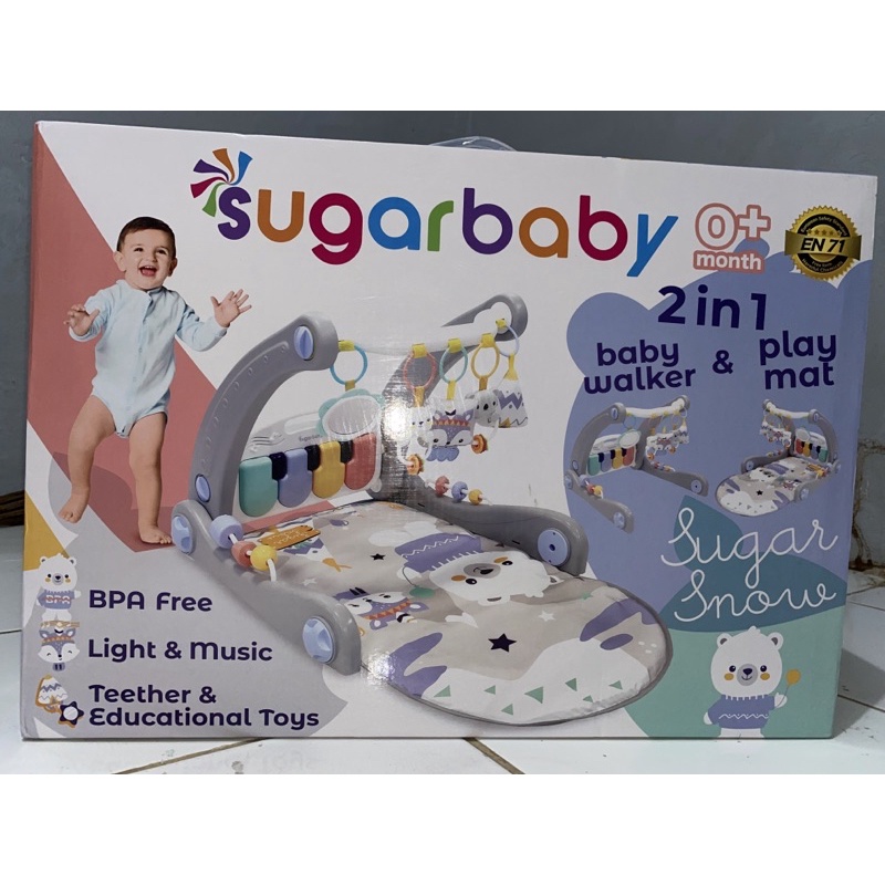 Baby Walker & Playmat Merk (Sugar Baby)