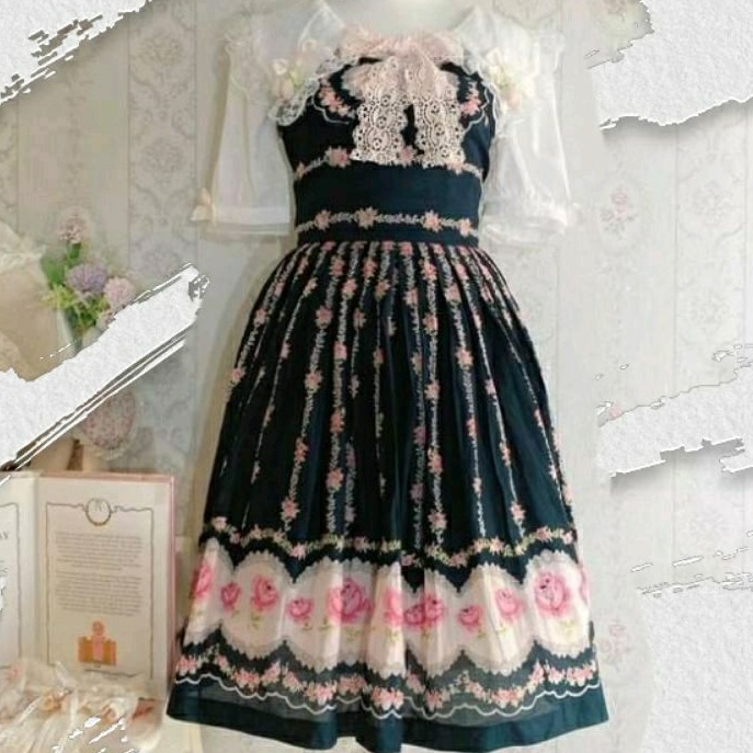 dress lolita/jimsuit pendek/jimsuit panjang/rok