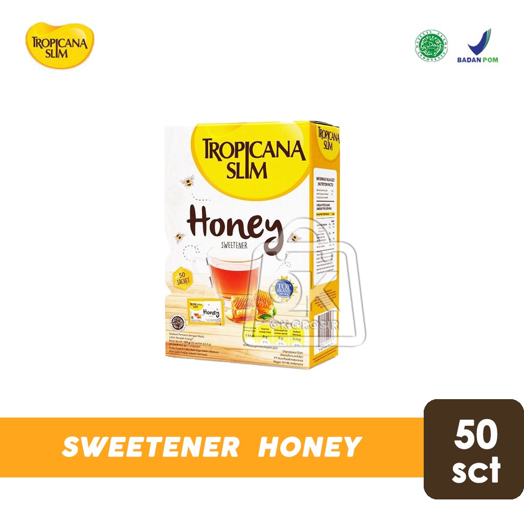 

Tropicana Slim Sweetener Honey (50 Sachet)