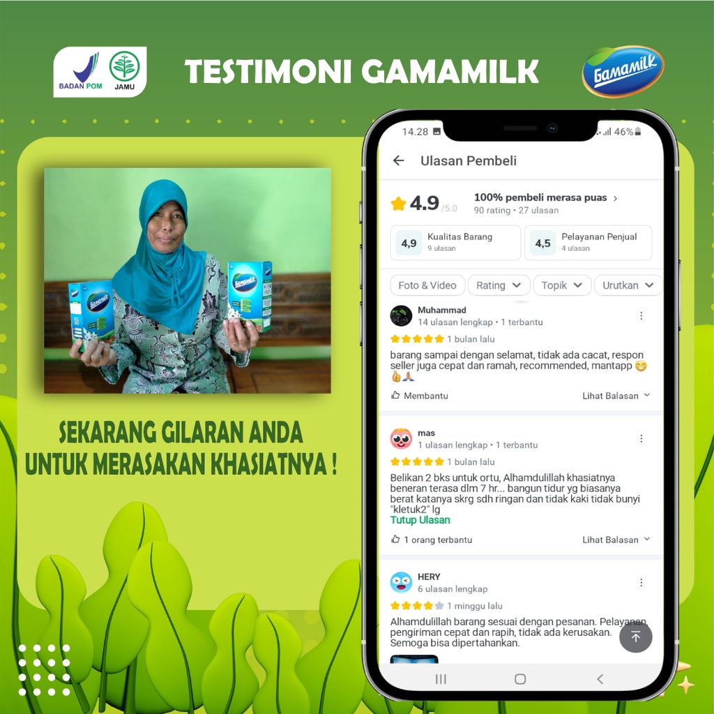 Gamamilk Etawa Plus Gamat - Solusi Atasi Nyeri Sendi, Asam Urat, Sesak Nafas dan Asam Lambung