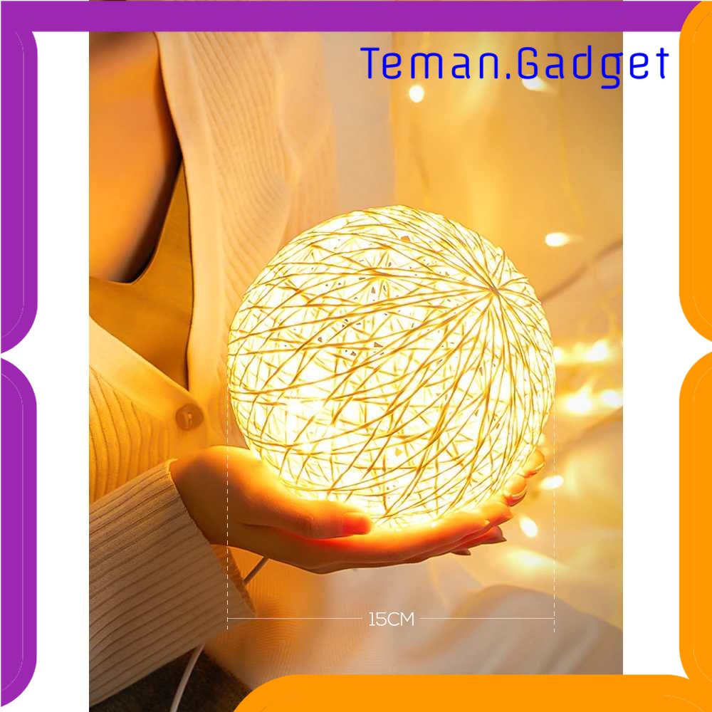 TG-LMP MShadow Lampu Tidur LED Dekorasi Bola Sepak Takraw 15 cm - XD090