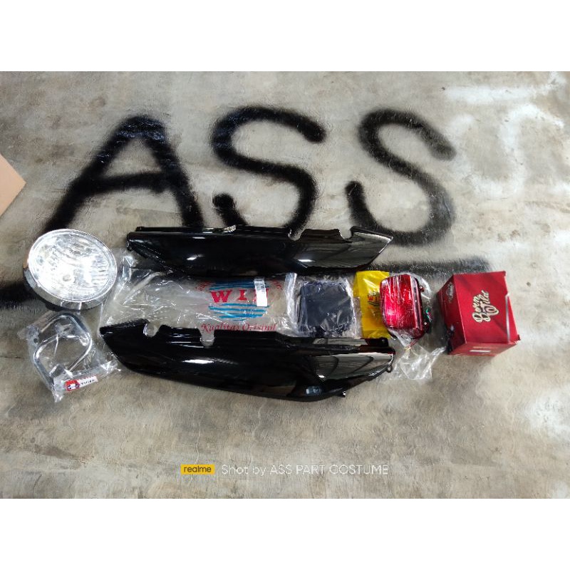 body tiger lawas tilas 1994 tiger 2000 bagus 1 set set cover belakang-body samping Tiger lawas