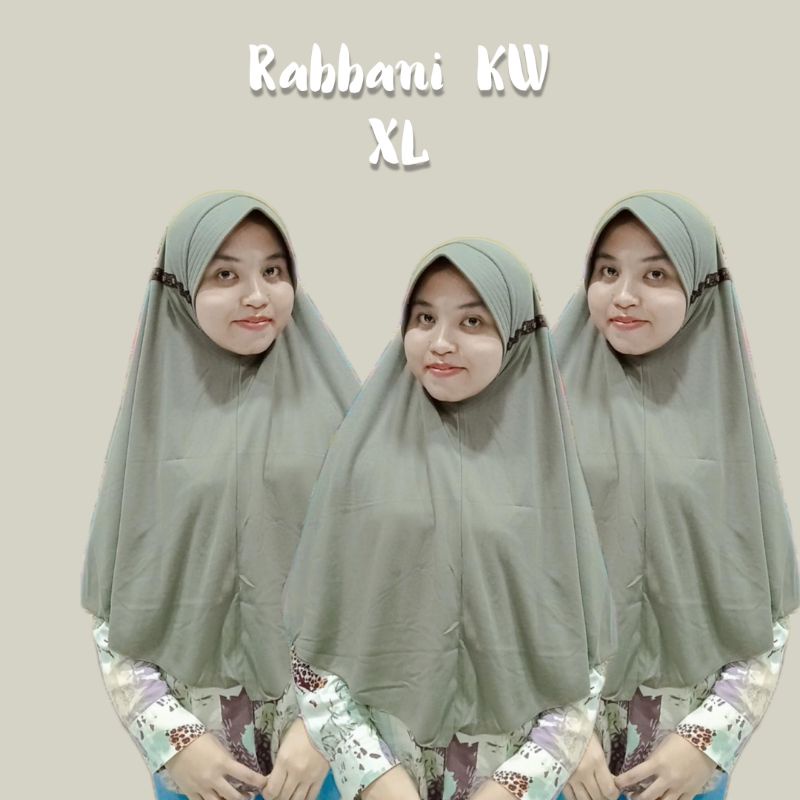 Hijab instan Rabbani kw XL // hijab sekolah Rabbani kw