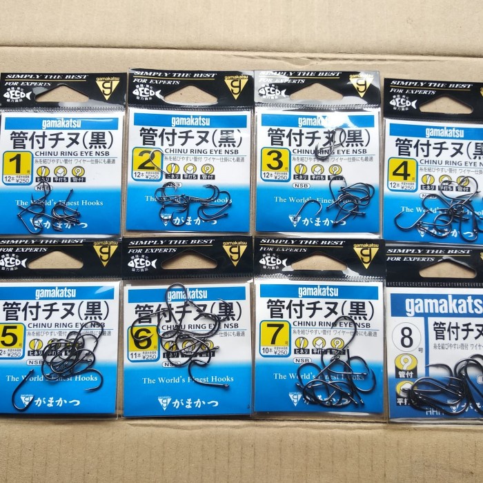 PROMO COD Kail Pancing Gamakatsu Chinu Ring Eye - No.1