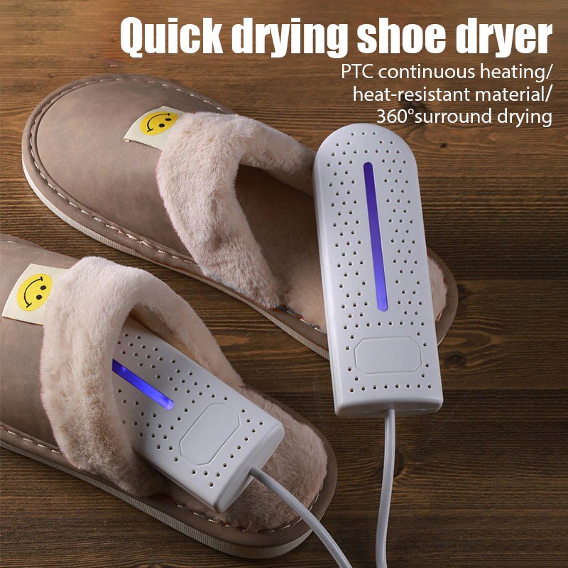 Pengering Sepatu Shoes Shoe Dryer Elektrik Lampu UV Odor Alat Penghilang Bau Dehumidifier