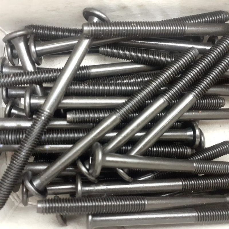 BAUT JCBC M6 X 100 FURNITURE M6X100 HITAM KNOCKDOWN DIPAN