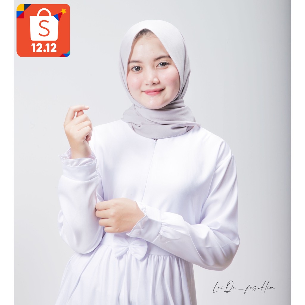 Gamis Putih Remaja Gamis Polos White Maxi GAMIS PUTIH PENGAJIAN 2021 Gamis Putih Modern Gamis Busui Jumbo Baju Lebaran Gamis Wanita terbaru Gamis Manasik Haji Gamis Umroh Gamis Putih Bersih Dress Syari Gamis Wanita Gamis Lebaran Gamis Dewasa R03