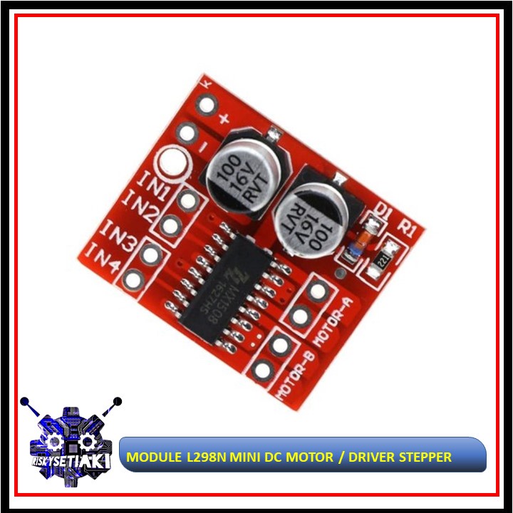Jual MODULE L298N MINI DC MOTOR DRIVER STEPPER | Shopee Indonesia