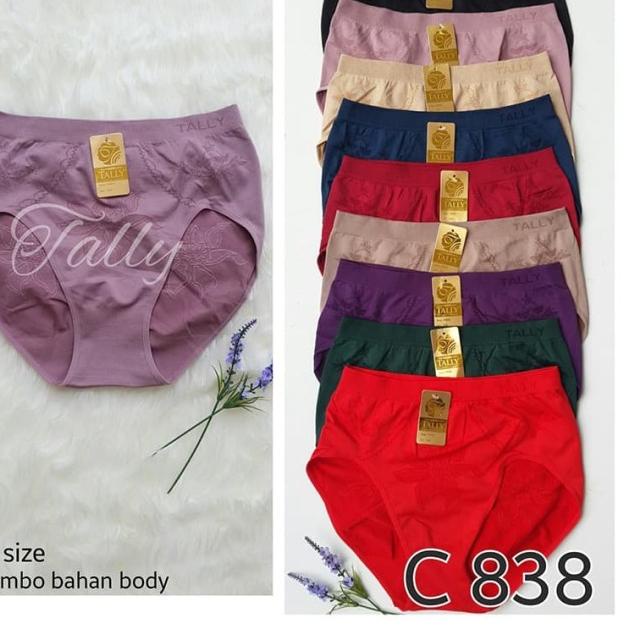 TALLY CD 838 Celana Dalam Jumbo Bahan Rajut