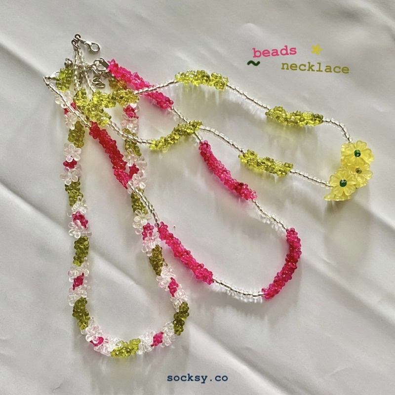 Beads Necklace | Necklace Beads | Kalung Manik | Kalung Korea | Kalung Wanita