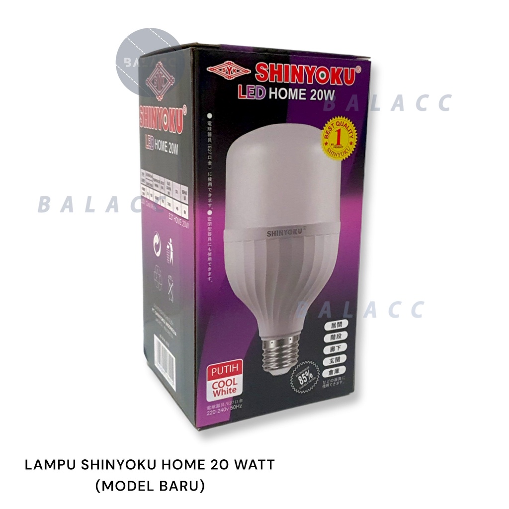 Lampu Led Shinyoku Home 20 Watt Capsule / Lampu Shinyoku 20w / Lampu Bohlam 20 Watt / Lampu Led 20w