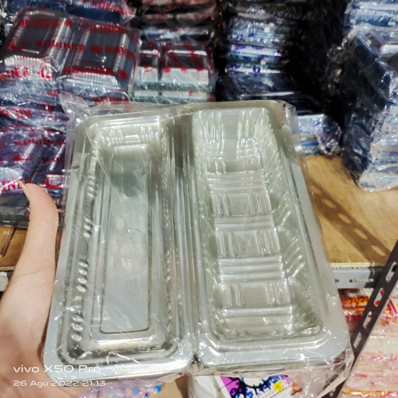 MIKA PLASTIK 4A 4XC  ISI 100 PCS / MIKA KUE UKURAN K4 MEREK KULINER