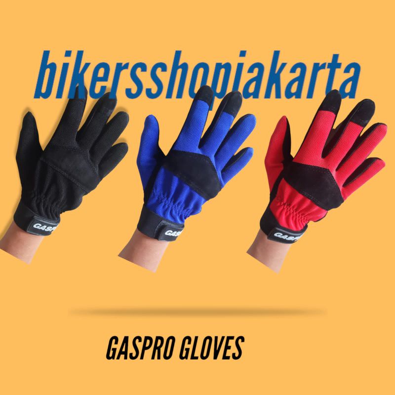 Sepasang Sarung Tangan Motor Full Jari Gaspro