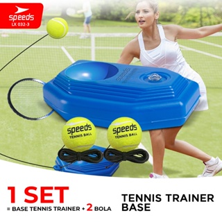 SPEEDS Bola Tenis Tennis Dengan Tali Elastis Bahan Karet Untuk Latihan Bola Tenis / Tennis Trainer Olahraga Tenis Bola Tali Set Bola Pantul 032-3