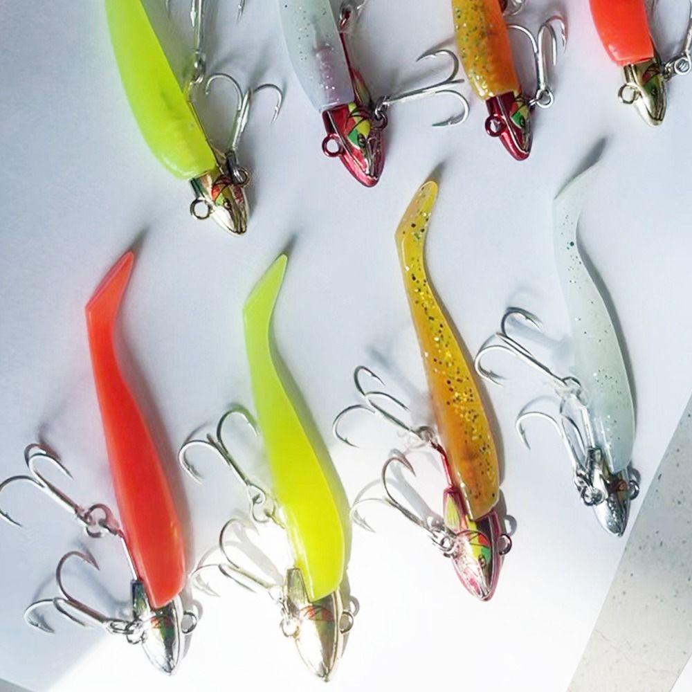 Top 9cm/15g 11cm/25g Kepala Umpan bass Lembut Renang Silikon 14g/19g/28g sea Lead Head hook