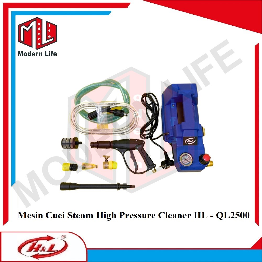 HL QL-2500 Mesin Cuci Steam Jet Cleaner Motor Mobil AC HL-QL2500 H&amp;L